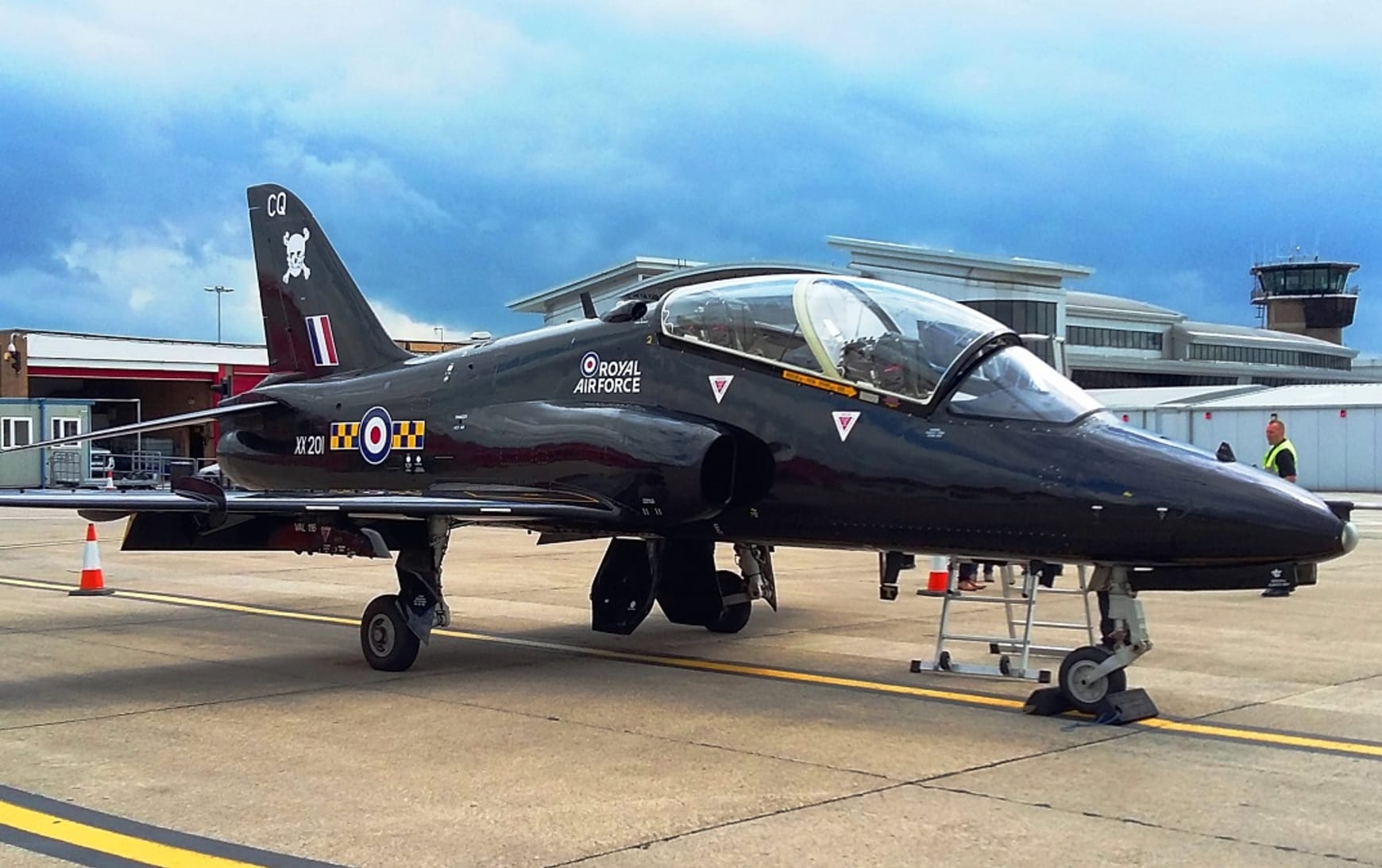 LBA Welcomes RAF Hawk Jet | Leeds Bradford Airport