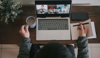 Virtually there: Setting boundaries in online meetings