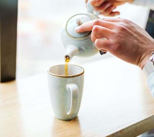 A pot of tea in Cabin Bar