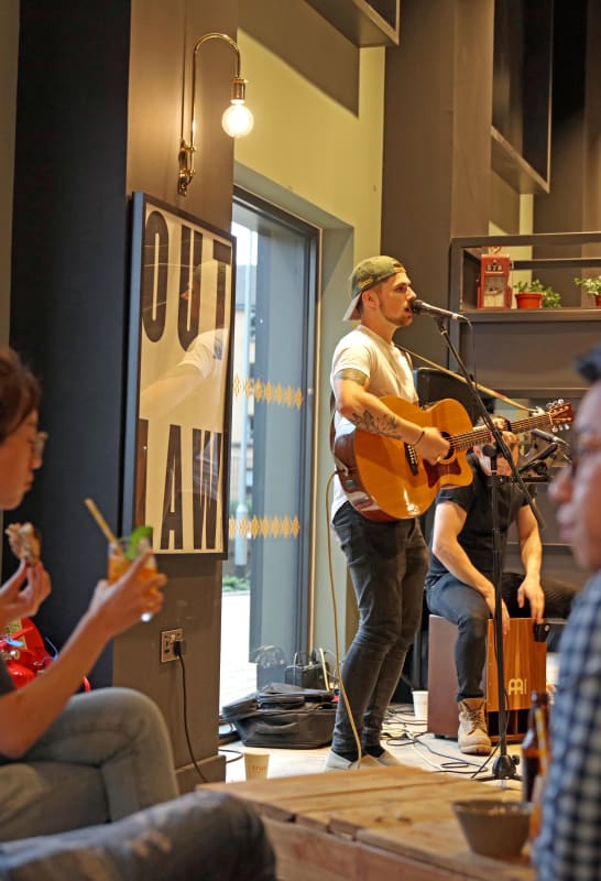 Live music at true Student accommodation