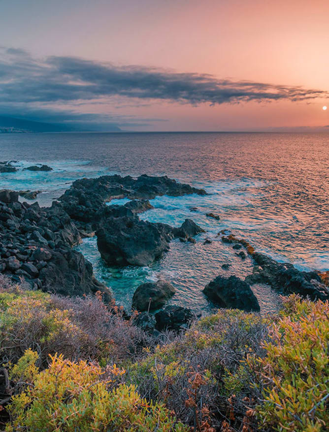 Tenerife at dusk