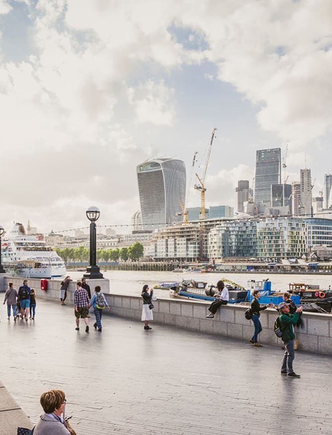 South Bank on the Thames