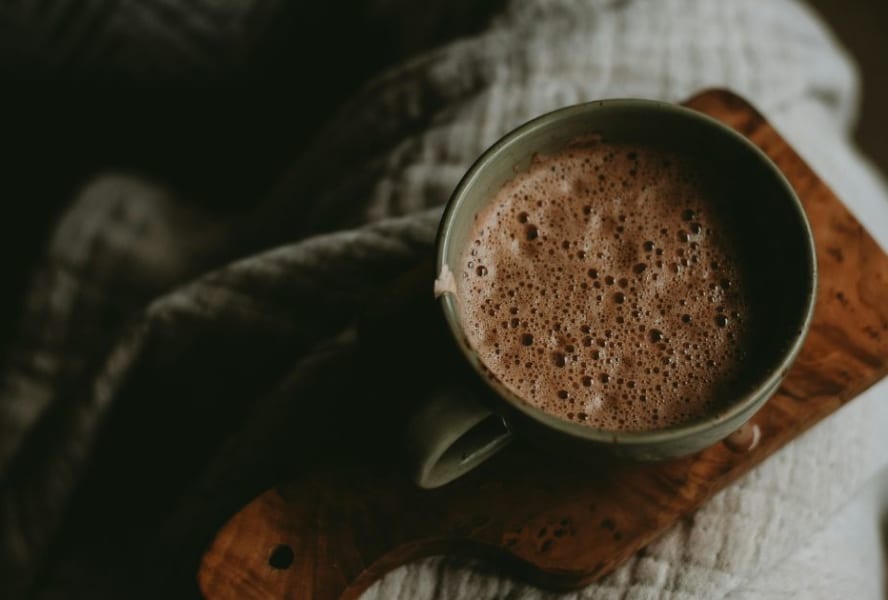 Mug of hot chocolate