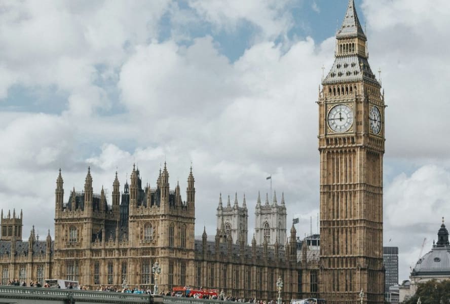 Westminster and Big Ben in London