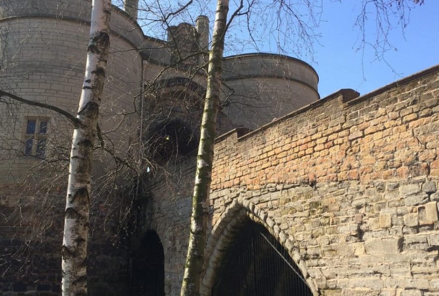 Nottingham Castle close up