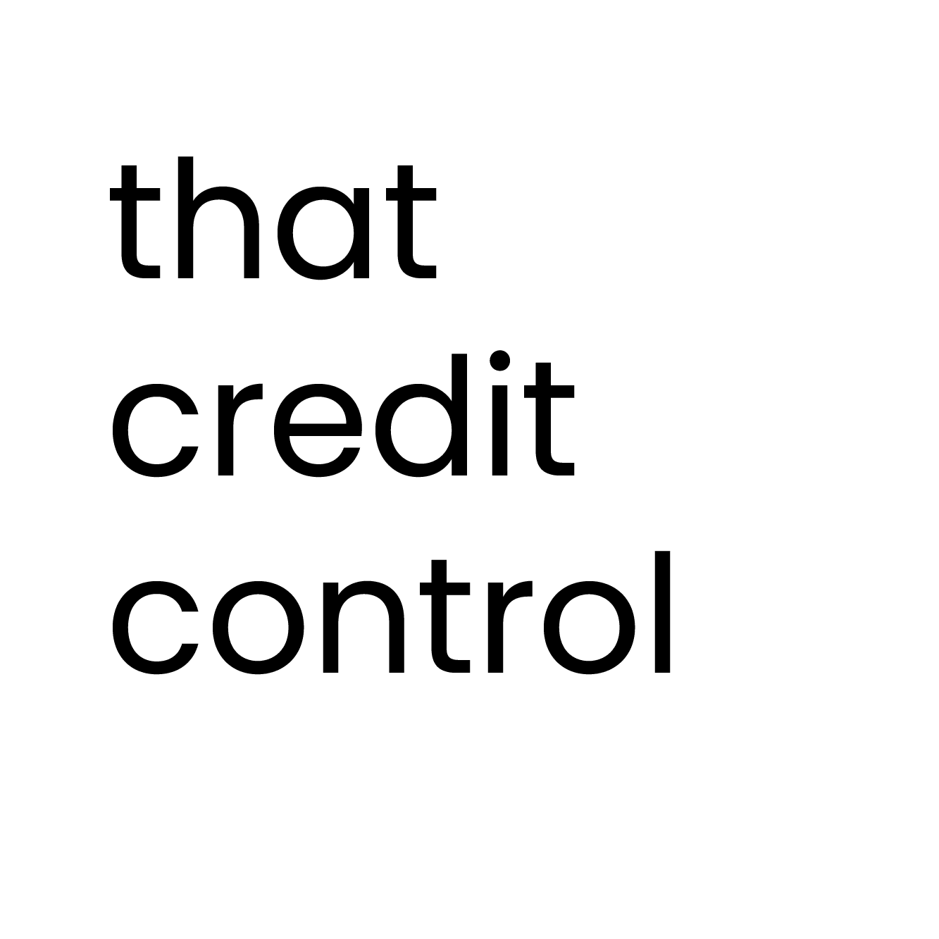 that credit control