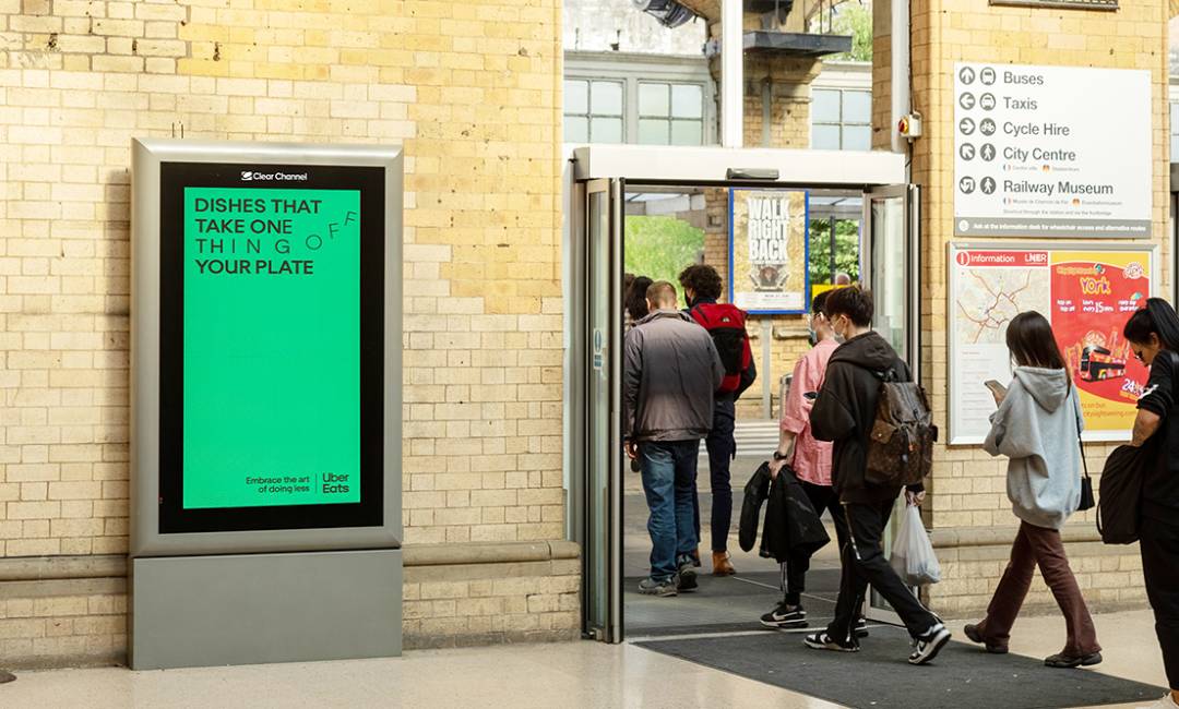 York Train Station Advertising