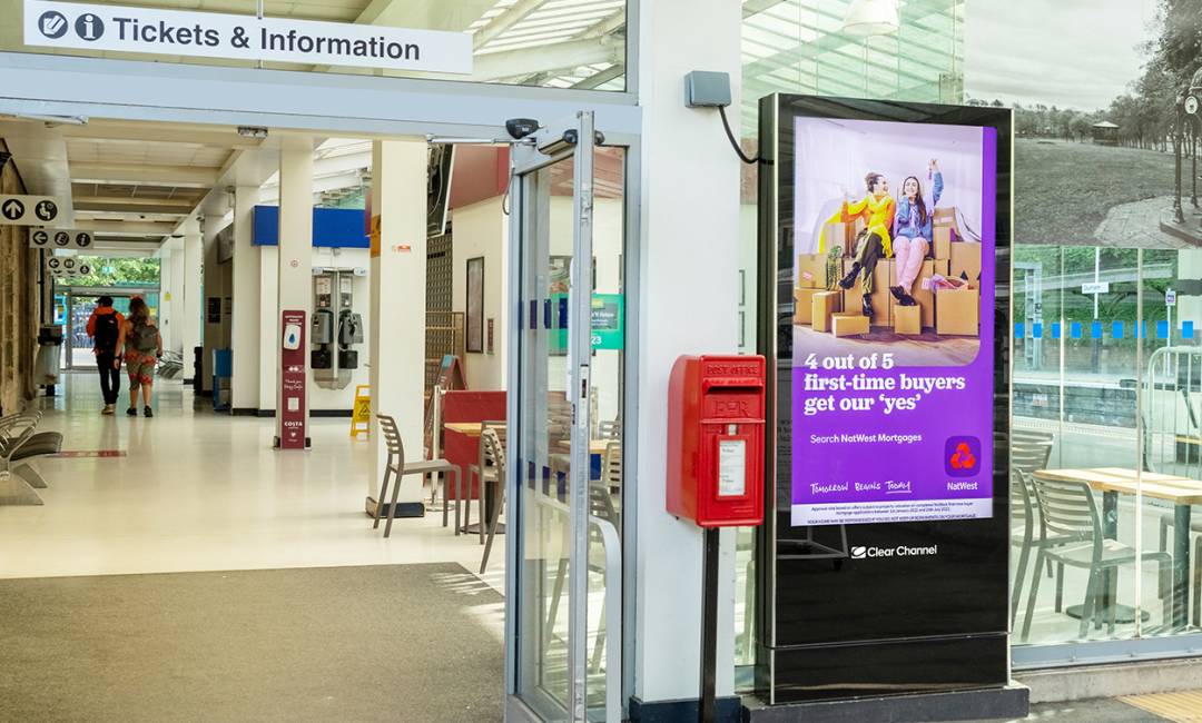 Durham Train Station Outdoor DOOH Advertising