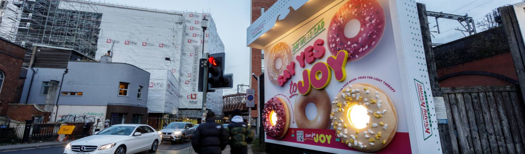 Krispy Kreme Special Build Billboard