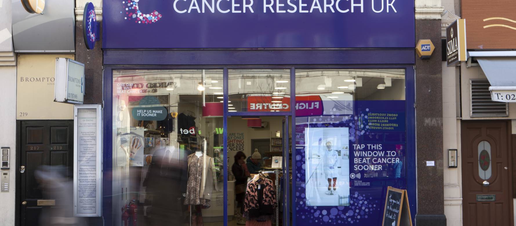 An image of a cancer research shop.