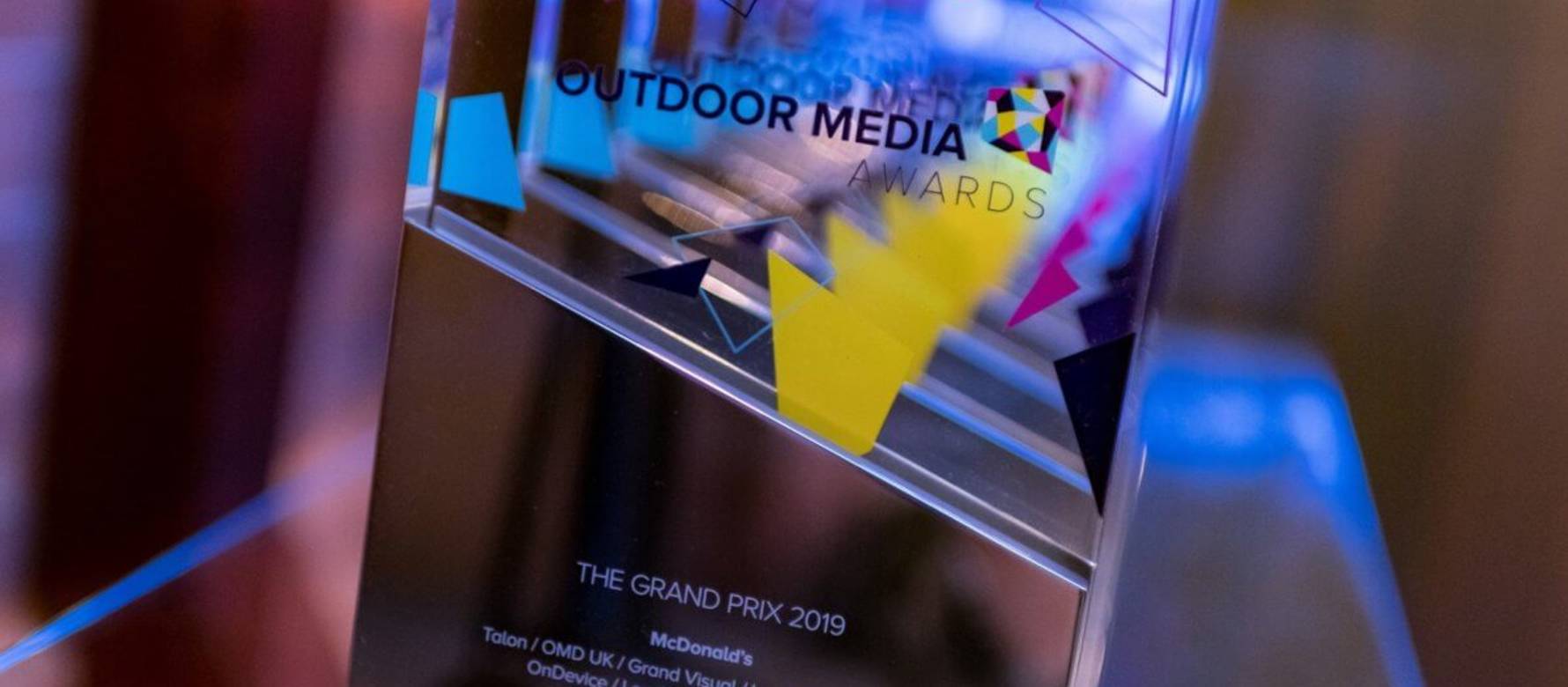 Outdoor media awards Grand Prix 2019 trophy