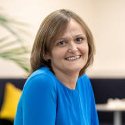 April Smith, Finance Director at Clear Channel UK, smiling