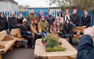 A shot with the residents, council and Councillors from London Borough of Barking and Dagenham, with our product design director Neil Chapman.