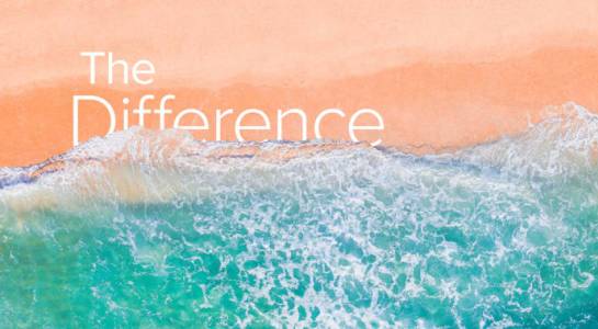 A sea visual to accompany the launch of Clear Channel's brand positioning called The Difference