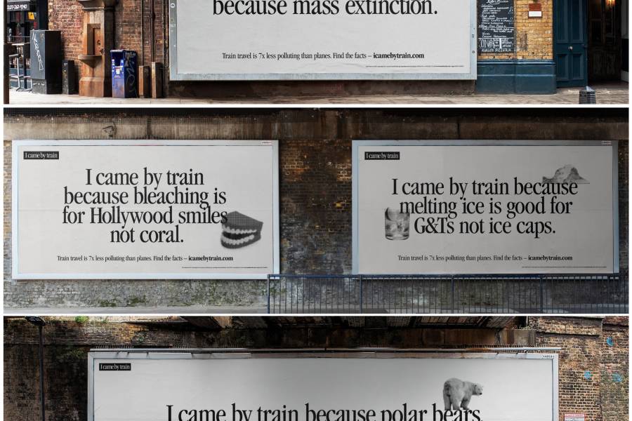 Powerful Posters Trainline Campaign
