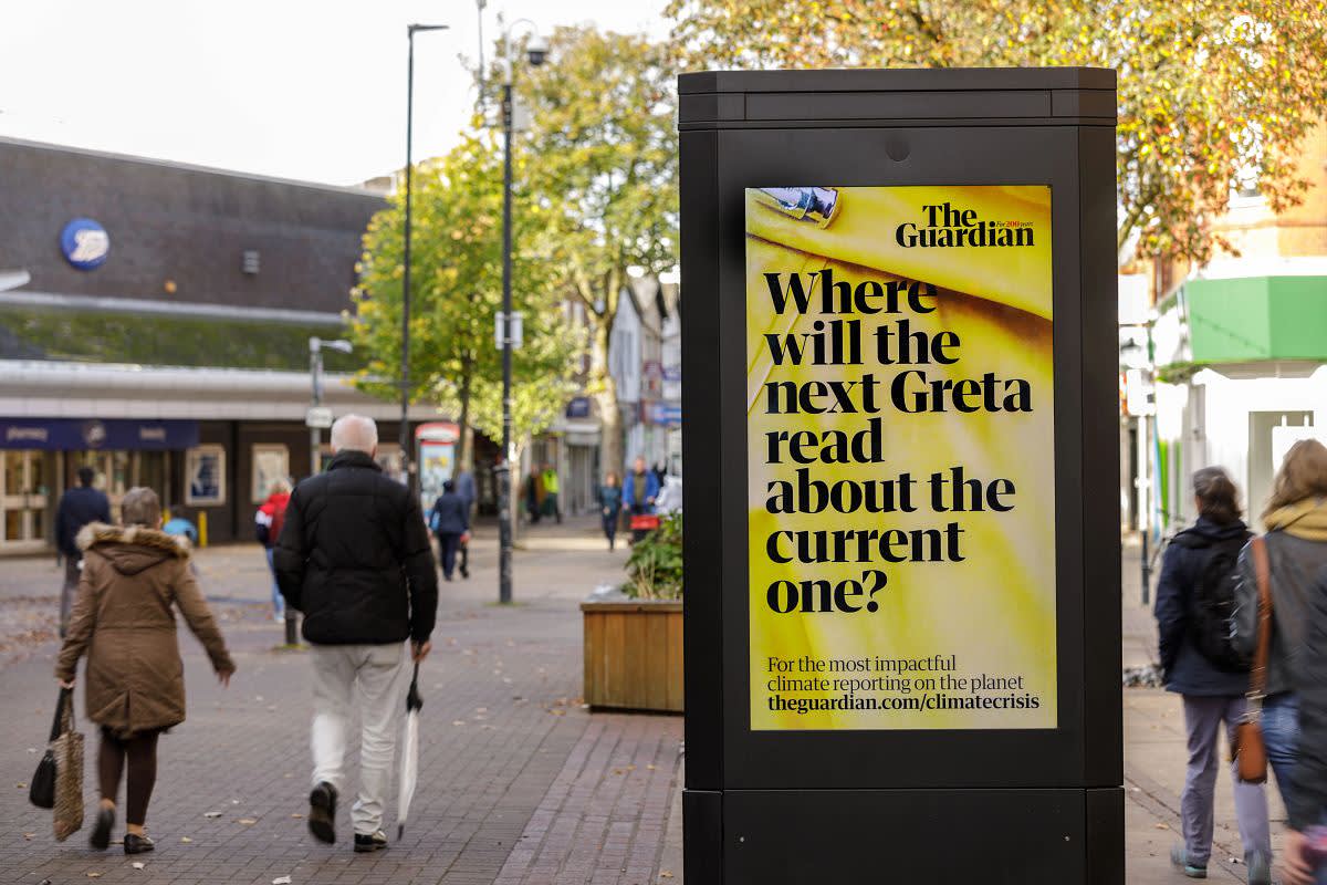 Guardian Street Furniture Programmatic Ad