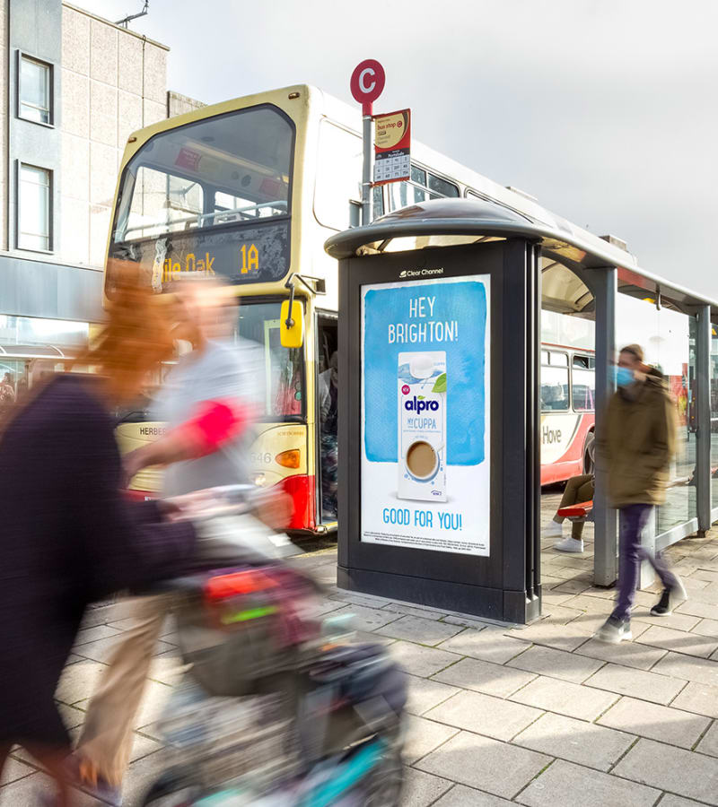Danone on Adshel Live in Brighton
