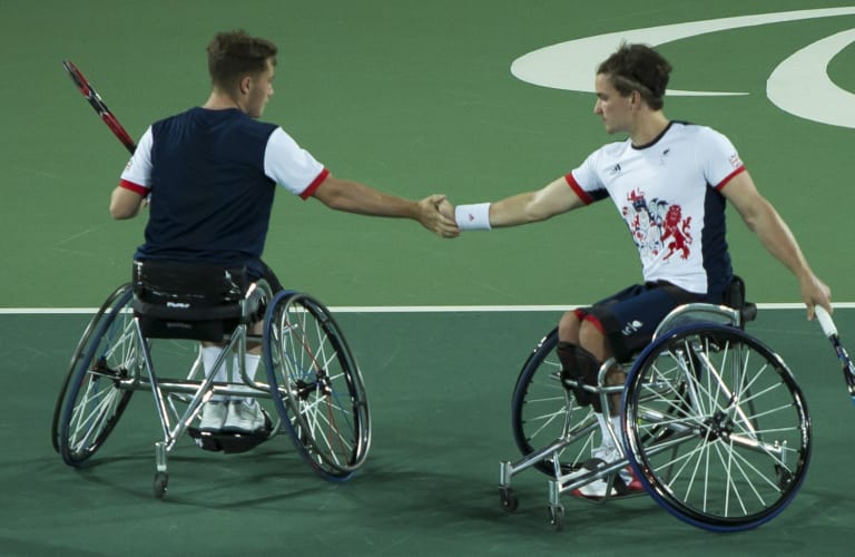 ParalympicsGB Wheelchair tennis
