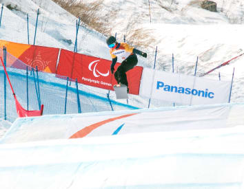 Ex-Marine and double Paralympic snowboarder Burdick accepts three