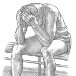 Sad man