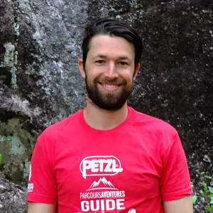 Photo de Jordan Lee-Roy, guide de via ferrata chez Parcours Aventures