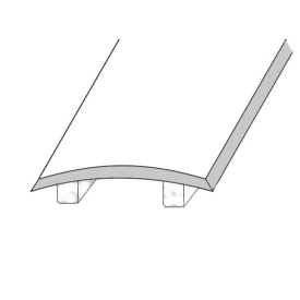 0233 - TUSSENDEURDREMPELS,ZELFKL.,RVS 1030X30MM img