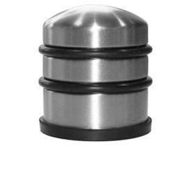 2719 - DEURSTOP,CILINDR., VLOER, RVS 62x72mm - 1000 gr img