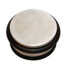 2716 - DEURSTOP,CILINDR., VLOER, RVS 80x37mm - 1200 gr img