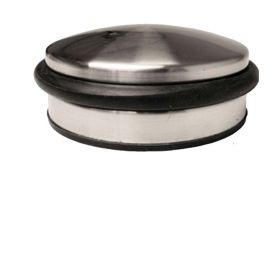 2718 - DEURSTOP,CILINDR., VLOER, RVS 92x40mm - 980 gr img