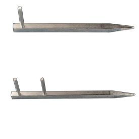 Gordijnstoksteun met inslagpunt img