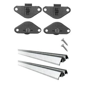 Schuifrailset voor houten kastpaneel SF-12 opbouwrail img