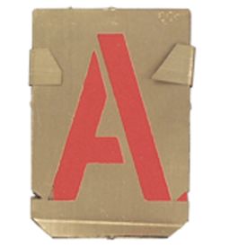 Zinken letterset 26 stuks img