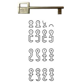 Sleutel voor oplegslot 4120 img