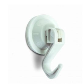 Haak met zuignap witte kunststof img