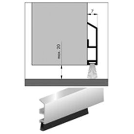 4743 - DORPELPROFIEL ROBUST 030550050 40x7 x 1000 mm img