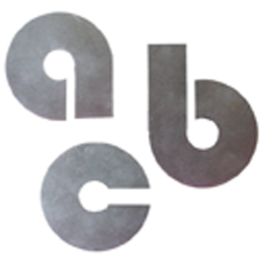 Huisletter vlak roestvrij staal img