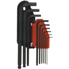 69-256 - 9-DELIGE BOLZESKANTSLEUTELSET  1,5 - 10 mm img