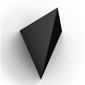 0631 - PLANKENDRAGER VOGUE, ZWART 80x180mm img