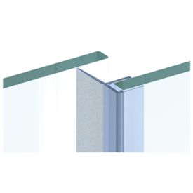 2400-07 - Afdichtprofiel voor douche met schuifdeur img