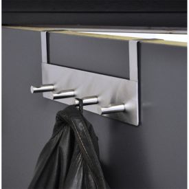 6025 - KAPSTOK vr.DEURBEV,RVS,4 HAKEN 40 mm img