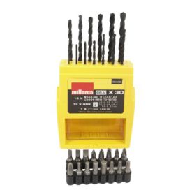 5643 - METAALBOREN- EN BITSSET 30 st/pcs img