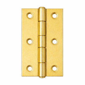 Smalle meubelscharnier messing img