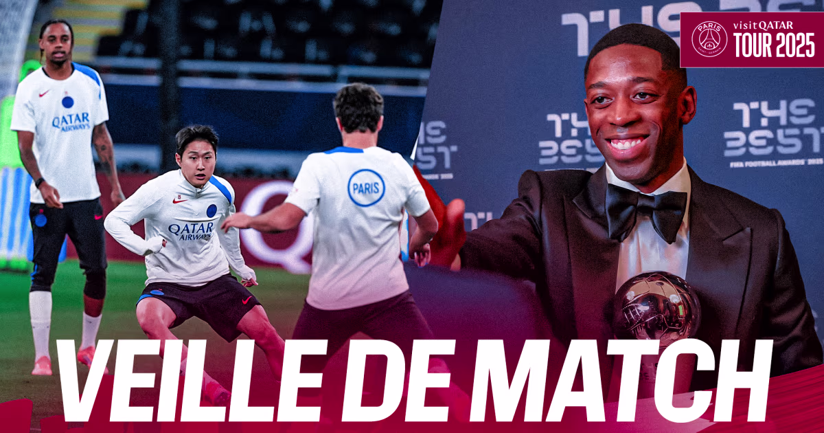Le Mag : La veille de match à Doha avec les Rouge et Bleu !