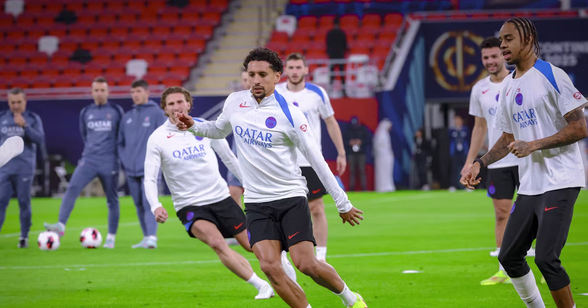 Diaporama : L'entrainement veille de finale à Doha