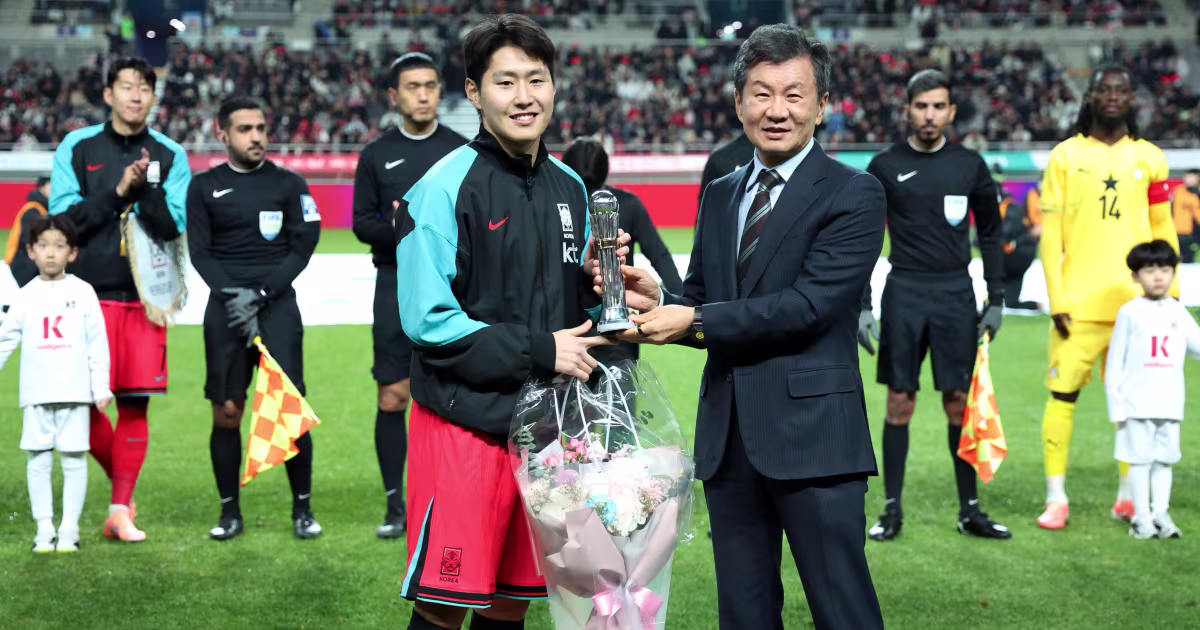 Lee Kang-In honoré et passeur décisif contre le Ghana avec la Corée du Sud