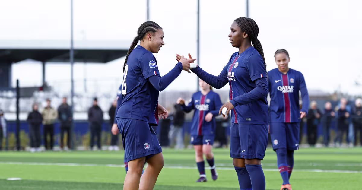 Diaporama: Belle victoire de l'&eacute;quipe U19 f&eacute;minine du Paris Saint-Germain face au Paris FC