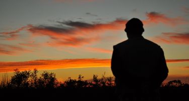 A volunteer listening for the bird’s call during a survey
. Credit: Friends of the WGP