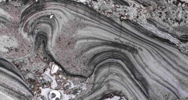 A microscopic image of geyserite textures from ancient Dresser Formation shows that hot spring deposits once existed here 3.5 billion years ago
. Credit: Tara Djokic