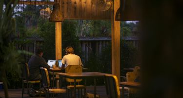 Sick of corporate life? Hubud, Bali's latest co-working creative space could be the answer! Could this be your next office space, read more to find out.. Credit: Hubud