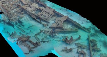 3D model of the Omeo wreck
. Credit: Kevin Edwards (MAAWA)